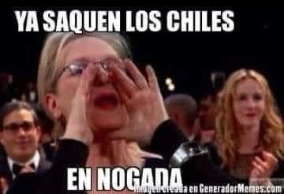 Memes de antojo por los 200 años del Chile en Nogada