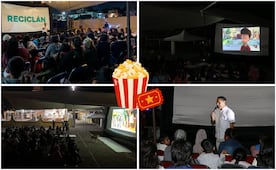Arranca Agustín Tenocelotl el programa "Cine en tu calle" en Ocoyucan