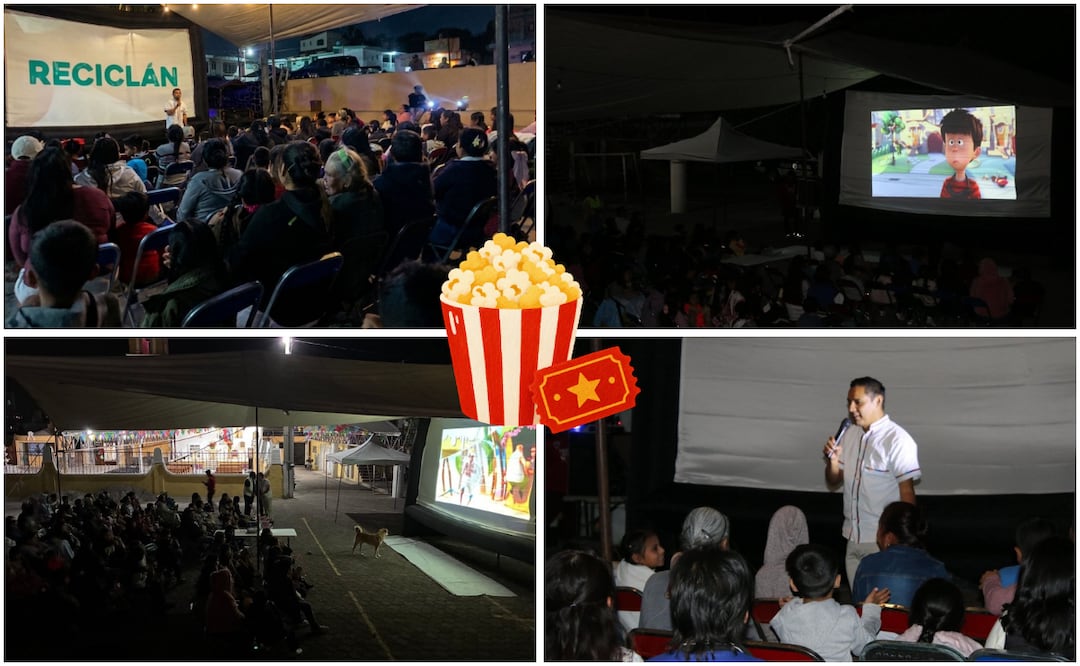 Arranca Agustín Tenocelotl el programa "Cine en tu calle" en Ocoyucan | Foto: Gobierno de Puebla.