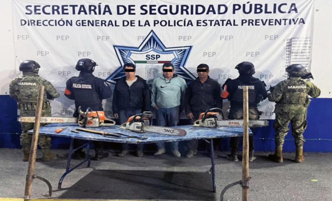 Les aseguraron motosierras, un objeto punzocortante y diversa herramienta | Foto: SSP