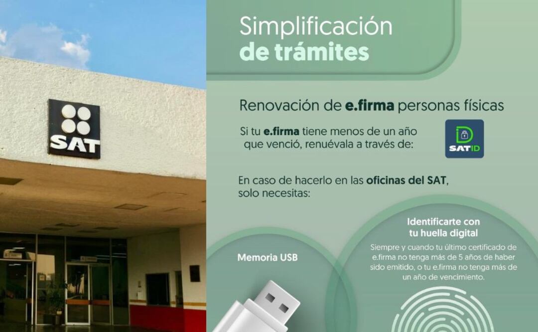 El SAT canceló las firmas electrónicas de empresas y personas físicas / Foto: Redes Sociales