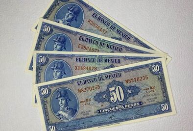 Así era el 'ojo de gringa', el billete de 50 pesos que circuló por 31 años