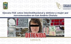 Descubren narco tienda en San Pedro Cholula y detienen a su dueña