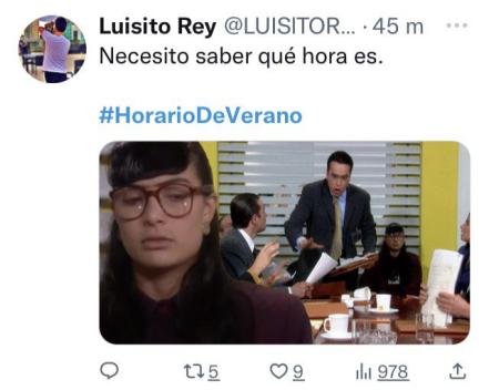 ¿Qué hora es? Los mejores memes del caótico primer día sin el Horario de Verano