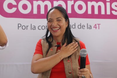 Liz Sánchez llama en Acatzingo a defender un perfil de izquierda