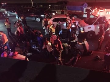 Habitantes de Acatzingo piden justicia por peregrinos atropellados en la México-Puebla