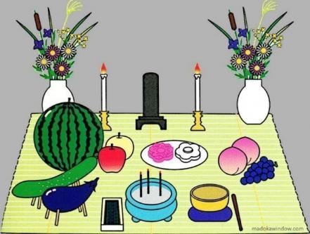 Día muertos en Japón ¿cómo son sus ofrendas?