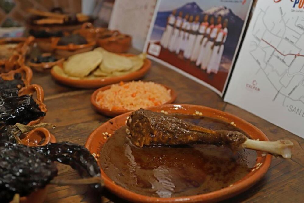 Platillo típico de la cocina de Puebla
