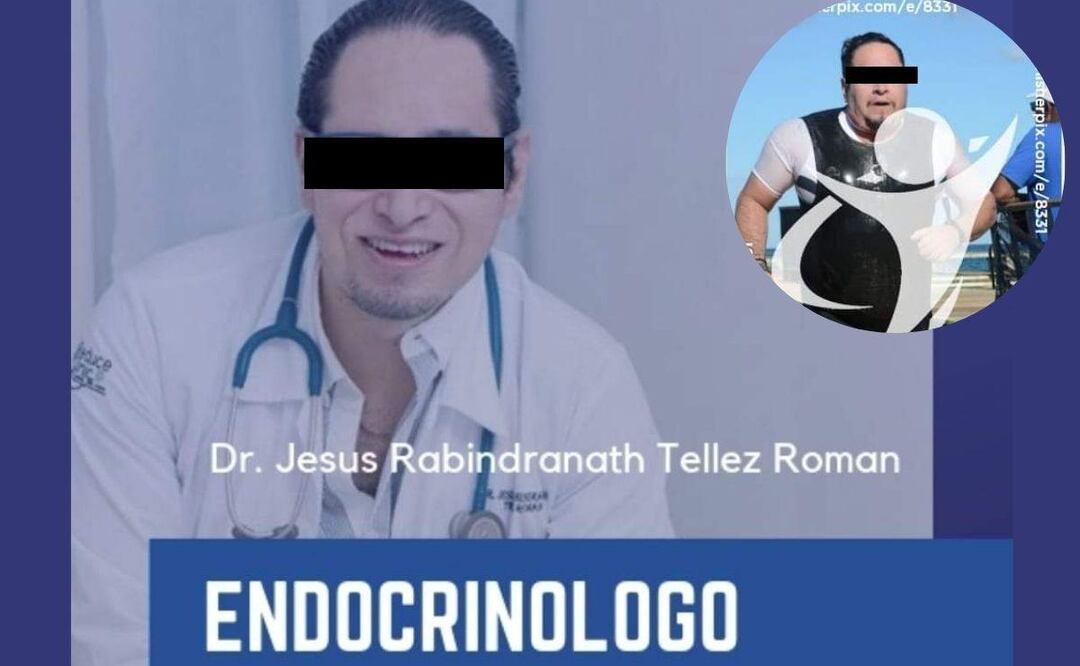 Él es el médico señalado ahora por no tener certificación como endocrinólogo | Foto: X @CharlatanesMed