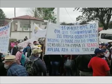 Damnificados por el huracán Grace en Puebla reclaman a AMLO la falta de apoyo