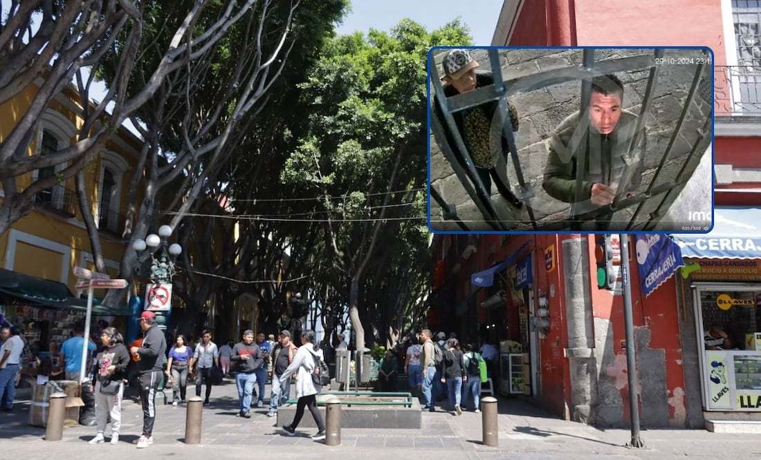 Esta persona intenta extorsionar a los comerciantes del centro de Puebla | Foto: EsImagen