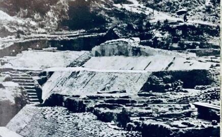 Así era la Pirámide de Cholula cuando fue descubierta