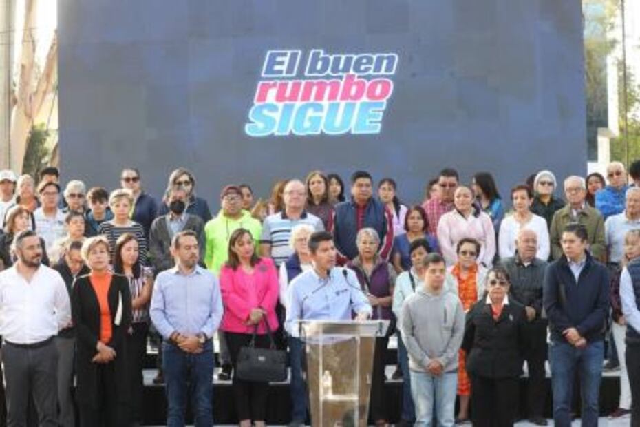 Eduardo Rivera Pérez rinde informe de 600 días de trabajo