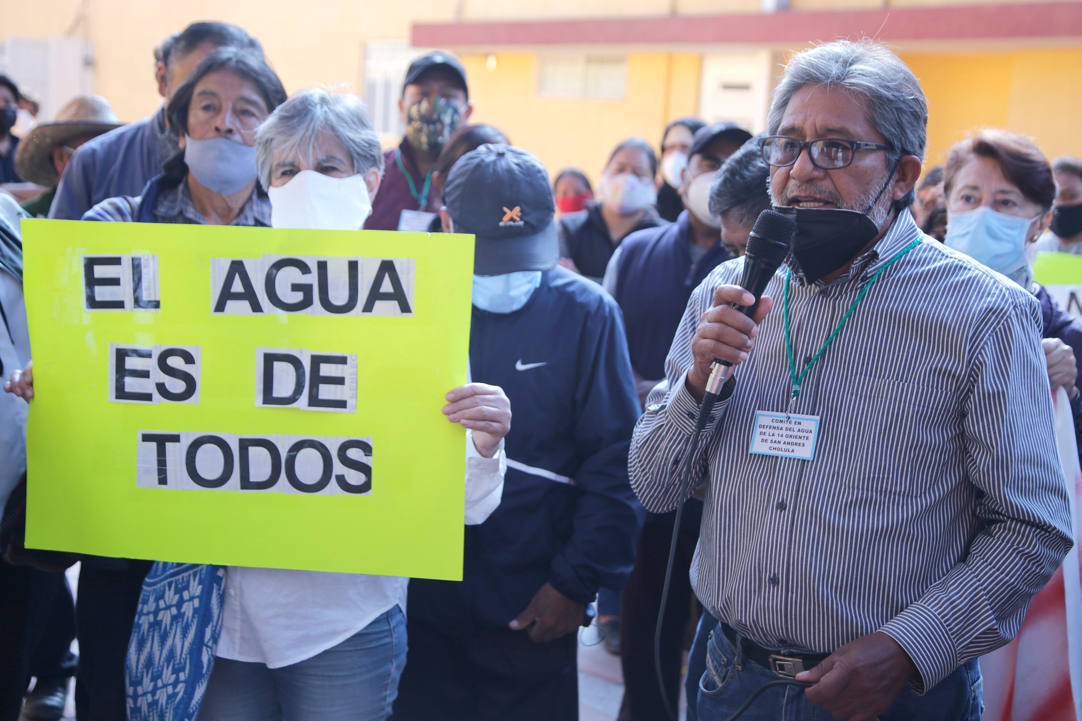El Ayuntamiento de San Pedro Cholula suspendió la reperforación del pozo de San Matías Cocoyotla | Foto: Agencia Es Imagen para El Universal Puebla