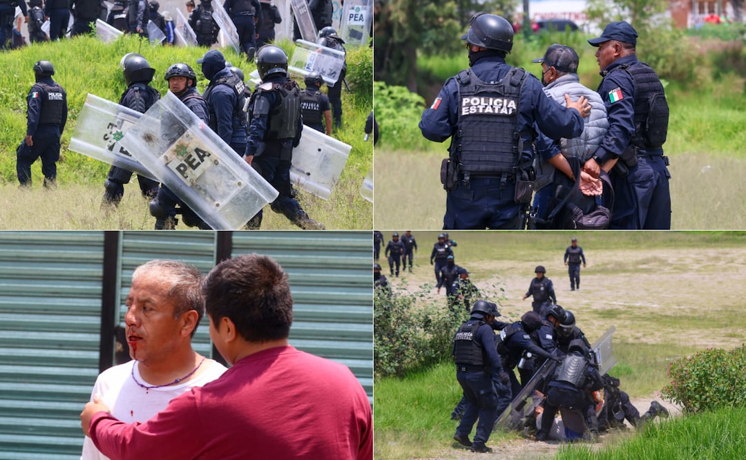 Autoridades de Santa Ana se enfrentan a golpes con pobladores de Santa Cruz Guadalupe e Ixcotla I Foto: EsImagen