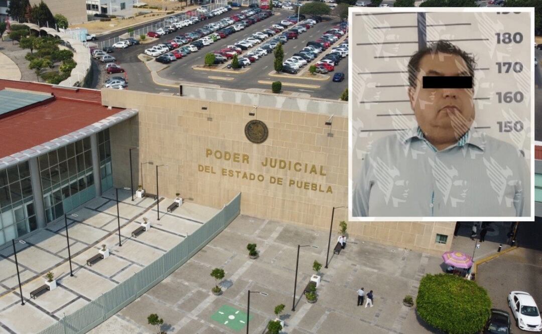 El juez Enrique Romero Razo fue detenido el martes 20 de octubre | Foto: FGE Puebla/Poder Judicial del Estado de Puebla
