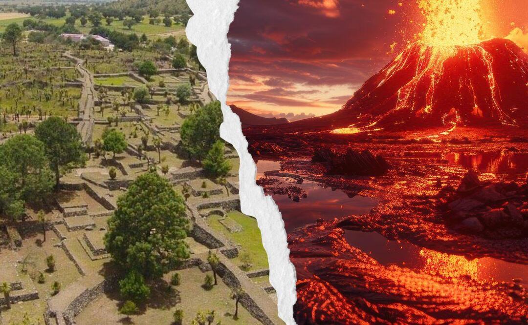 Esta zona arqueológica fue edificada sobre lava volcánica | Foto: Zona arqueológica de Cantona INAH/ freepik