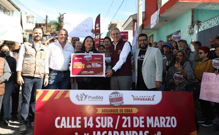 Encabeza Pepe Chedraui trabajos de rehabilitación vial en la Junta Auxiliar de San Jerónimo Caleras