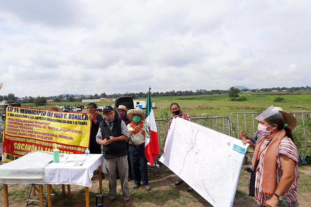 Socavón es resultado del contubernio empresas-gobierno: Pueblos Unidos