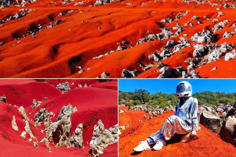 El paisaje marciano que debes conocer: Descubre las dunas rojas a un paso de Puebla