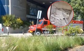 Se desploma parte del techo en Acuática Nelson Vargas de Angelópolis; reportan dos lesionados