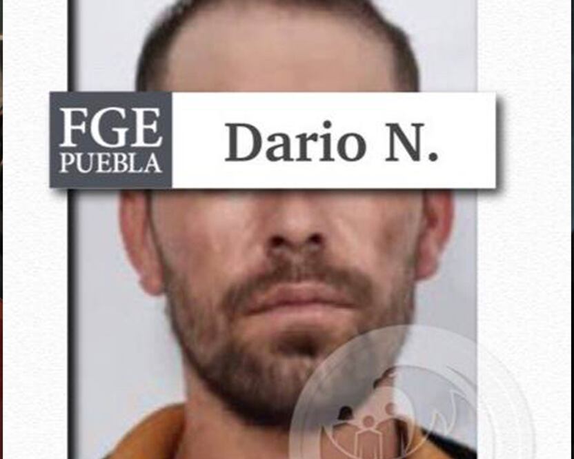 Dario N., fue detenido luego de que Wendy Hellem Sandon Herrera fue encontrada muerta en Apizaco, Tlaxcala |Foto: FGE Puebla