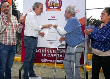 Moderniza Pepe Chedraui 235 luminarias en la colonia Popular Coatepec