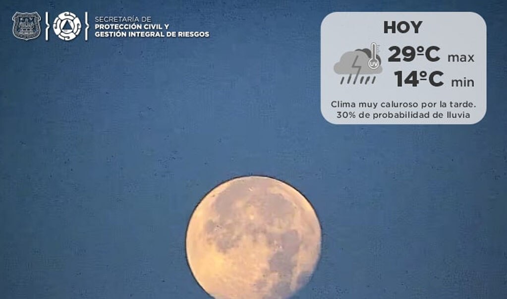 Pronóstico  de clima para Puebla,  28  de abril 2021