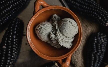 ¿Has probado el helado de maíz azul?, un auténtico postre poblano