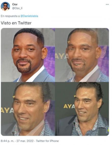 Will Smith y la bofetada a Chris Rock y el bautizo de La Eeb como Gasparín, entre los memes de la semana 