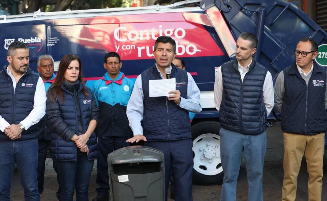 A partir del próximo domingo 16 de abril se recolectará la basura en el Centro Histórico de Puebla. | Foto: Agencia Es Imagen para El Universal Puebla
