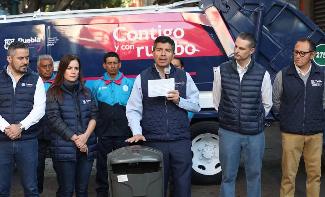 A partir del próximo domingo 16 de abril se recolectará la basura en el Centro Histórico de Puebla. | Foto: Agencia Es Imagen para El Universal Puebla