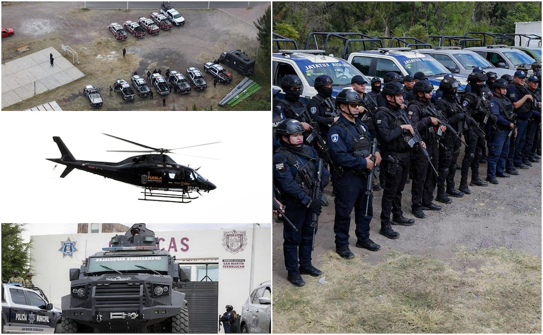 El despliegue contempla también puestos de control y revisión vehicular | Foto: Gobierno del Estado