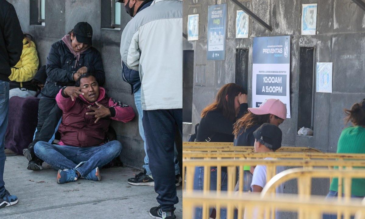 Aficionados amenazan con dar portazo en Estadio Cuauhtémoc tras no abrir taquillas
