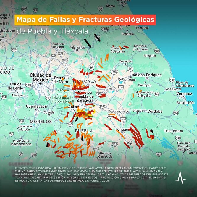 En Puebla hay seis fallas geológicas que atraviesan el territorio | skyalert