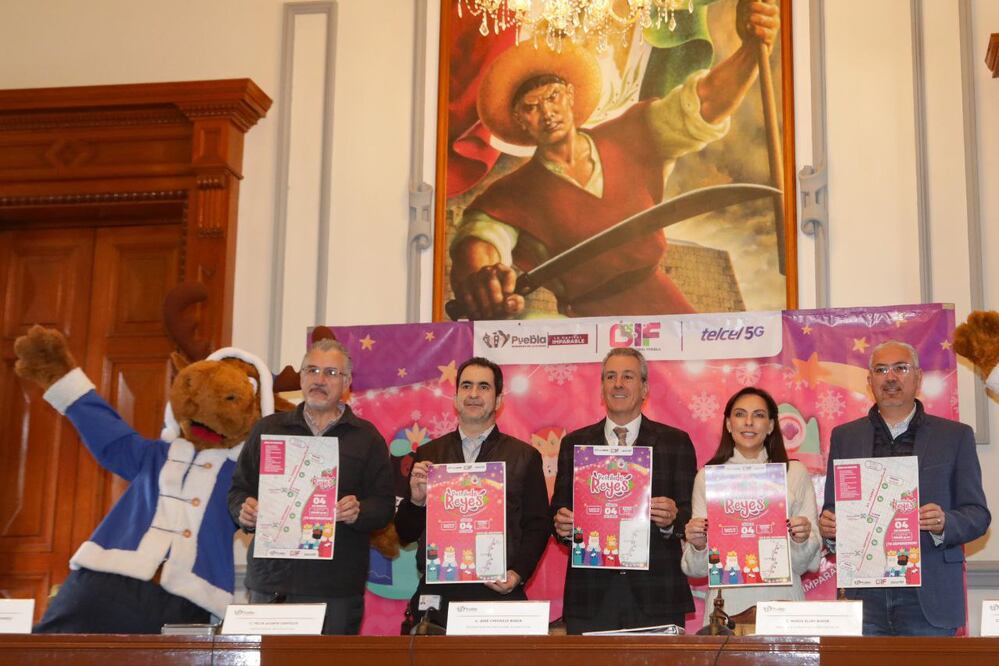 Pepe Chedraui presentó el Desfile de Reyes en Puebla | Foto: Ayuntamiento de Puebla