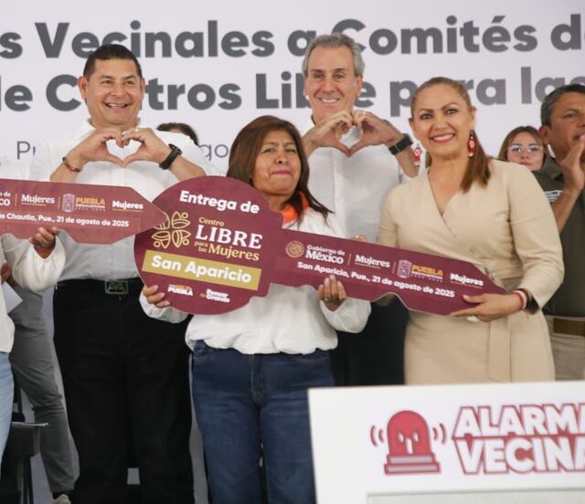 Gobierno estatal entrega nuevos centros de apoyo a mujeres en San Aparicio y Santo Tomás Chautla