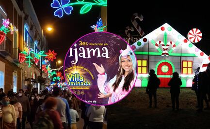 Ponte la pijama y recorre la Villa Iluminada de Atlixco