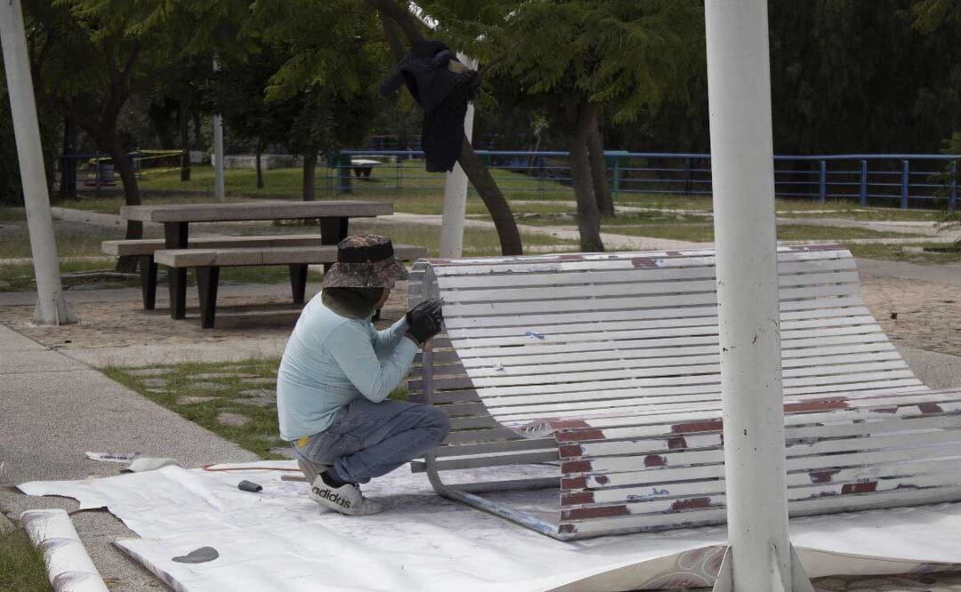 El gobierno municipal de Puebla realiza mejoras en parques para las vacaciones de diciembre | Foto: Ayuntamiento de Puebla