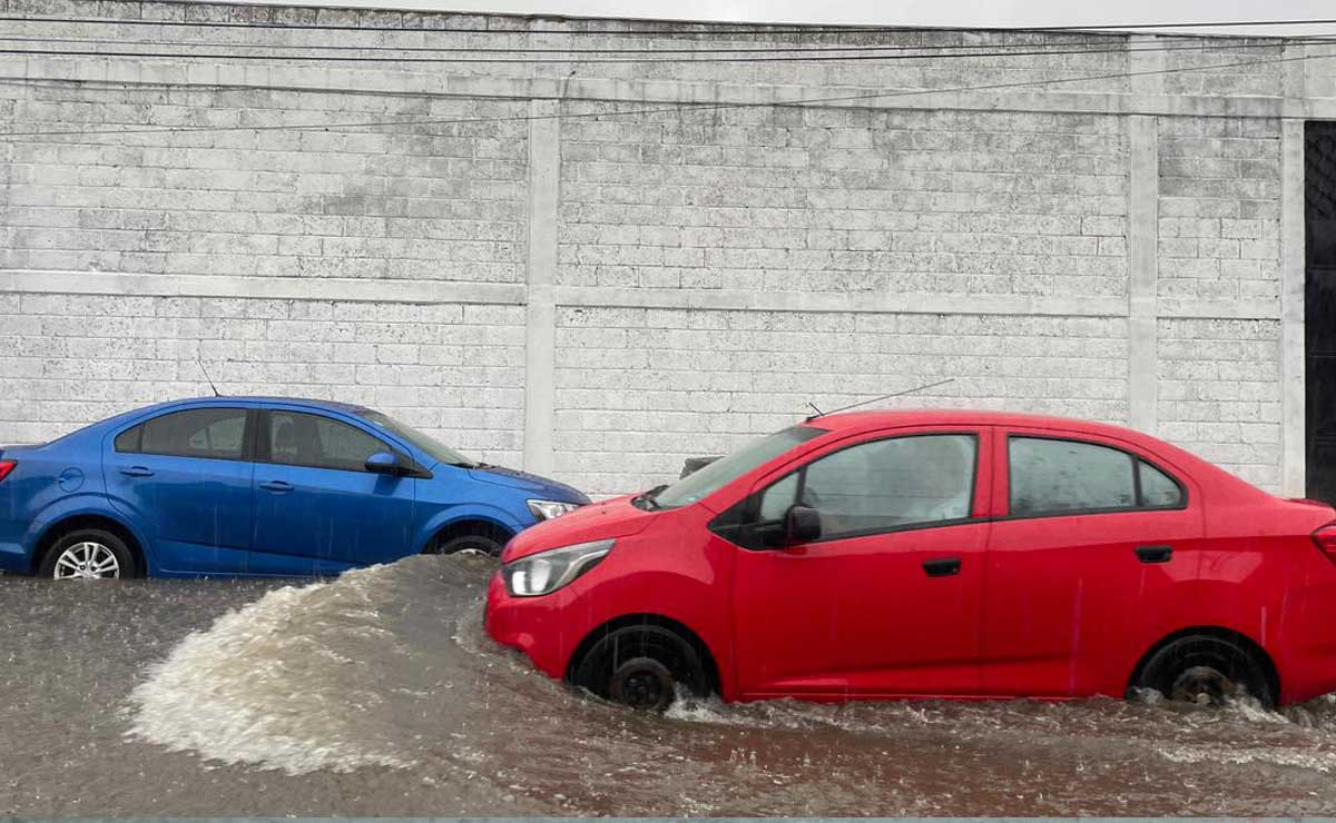 Lluvias provocan un caos en la ciudad de Puebla