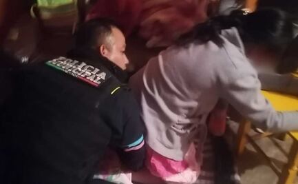 Policía municipal de Puebla ayuda a mujer en labor de parto