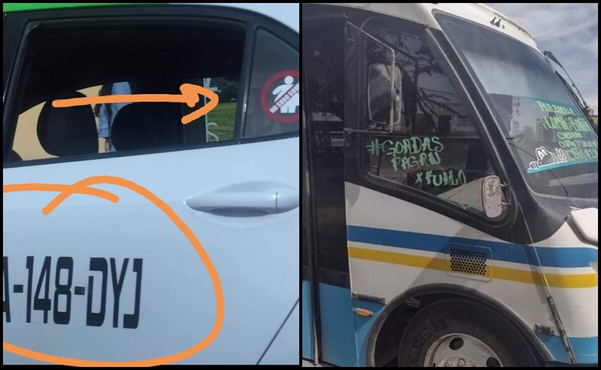 Sancionan a choferes por mensaje de "Gordas pagan por kilo" en Durango