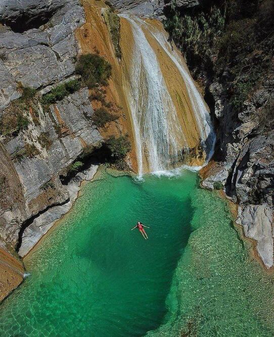 Las Cascadas de San Agustín Ahuehuetla son una maravilla natural en Puebla | Foto: Instagram asesoresdeviajeav