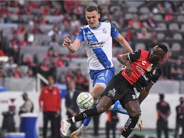 Club Puebla aumenta ante Atlas su racha a 9 partidos sin ganar