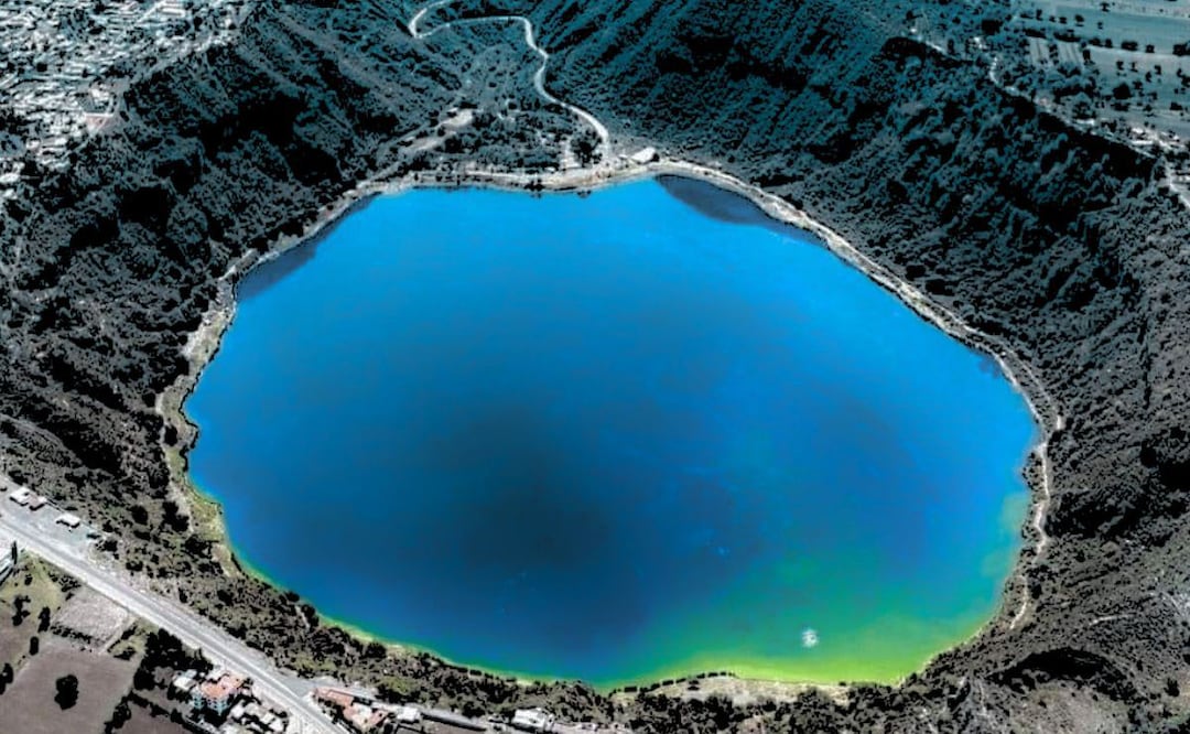 Así de azul es el corazón de Puebla| Foto : Facebook Misterios del Mundo