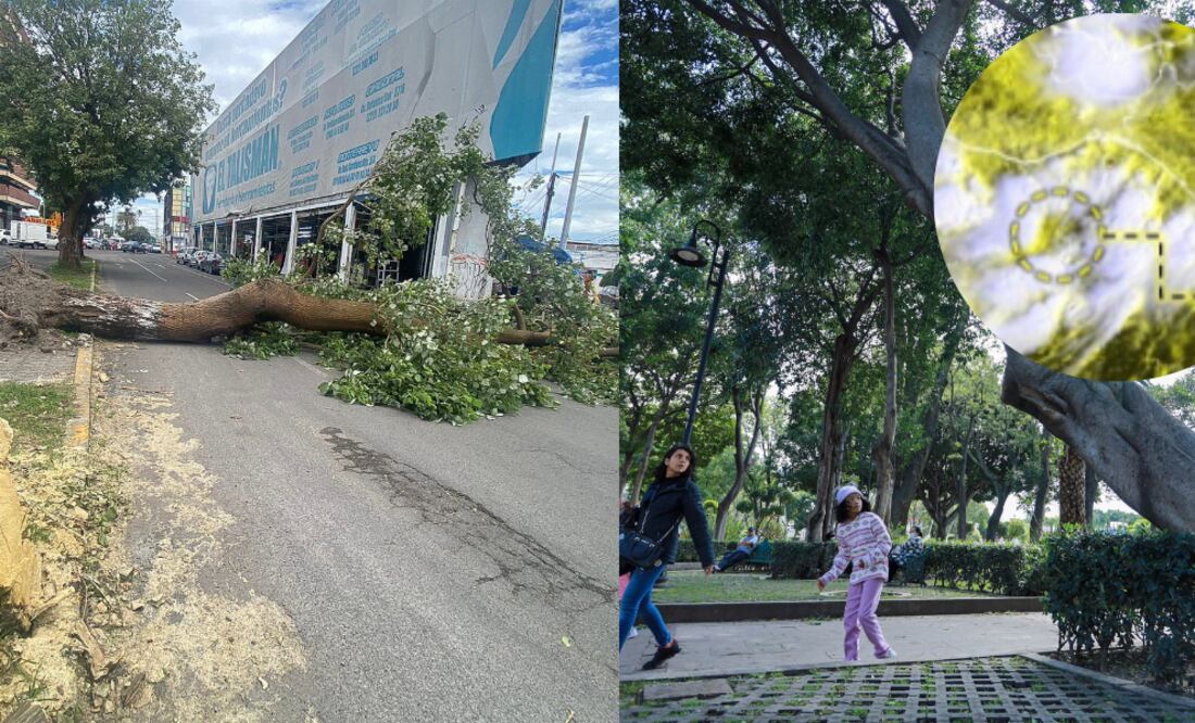 Esta es la causa de las fuertes rachas de viento en Puebla / Foto EsImagen / Redes Sociales