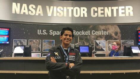Alumno de la Ibero Puebla participa en programa espacial de la NASA