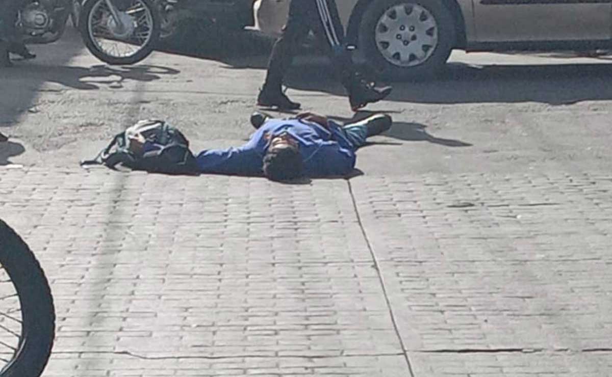 Ejecutan a hombre de un balazo en la cabeza en pleno centro de Texmelucan