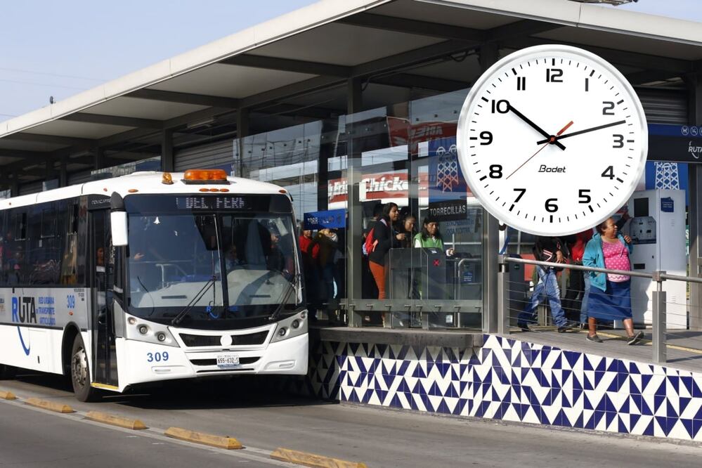 La RUTA de Puebla tiene horario especial el 1 de enero