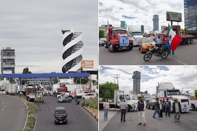 Además de la autopista México-Puebla, estas son las carreteras bloqueadas por transportistas
